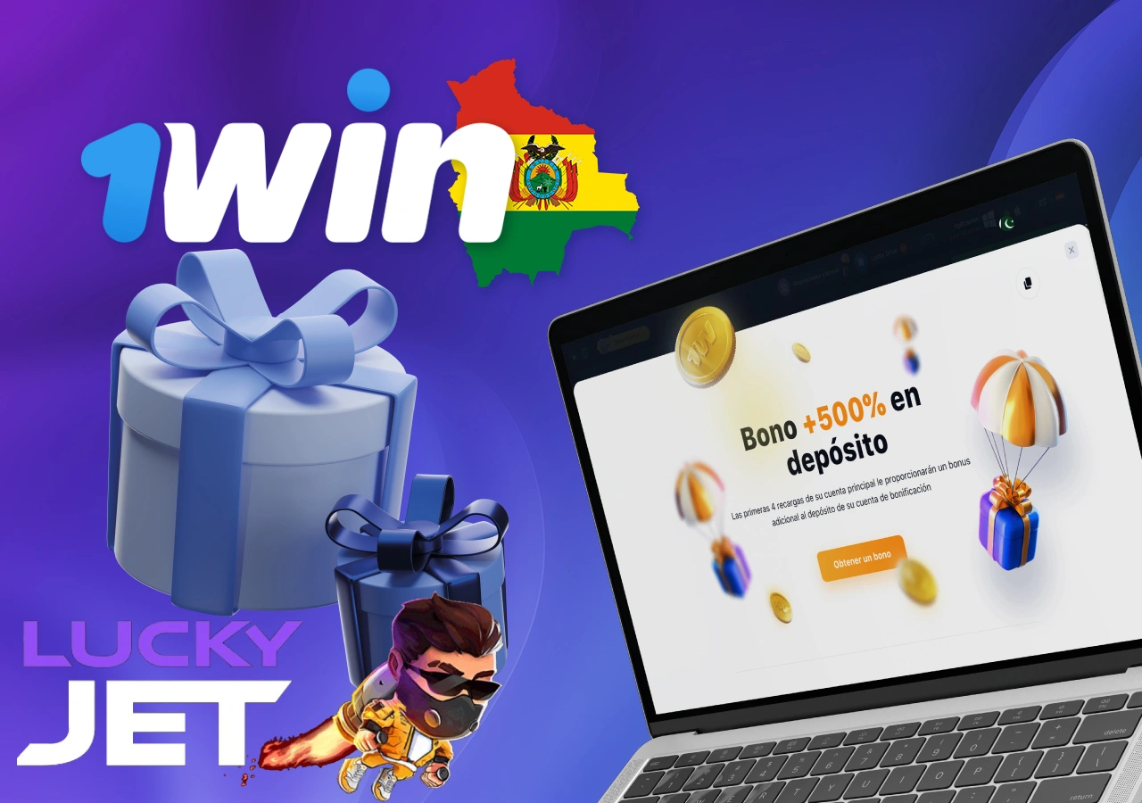 Oferta de bono del 500% en depósito para jugadores de Lucky Jet