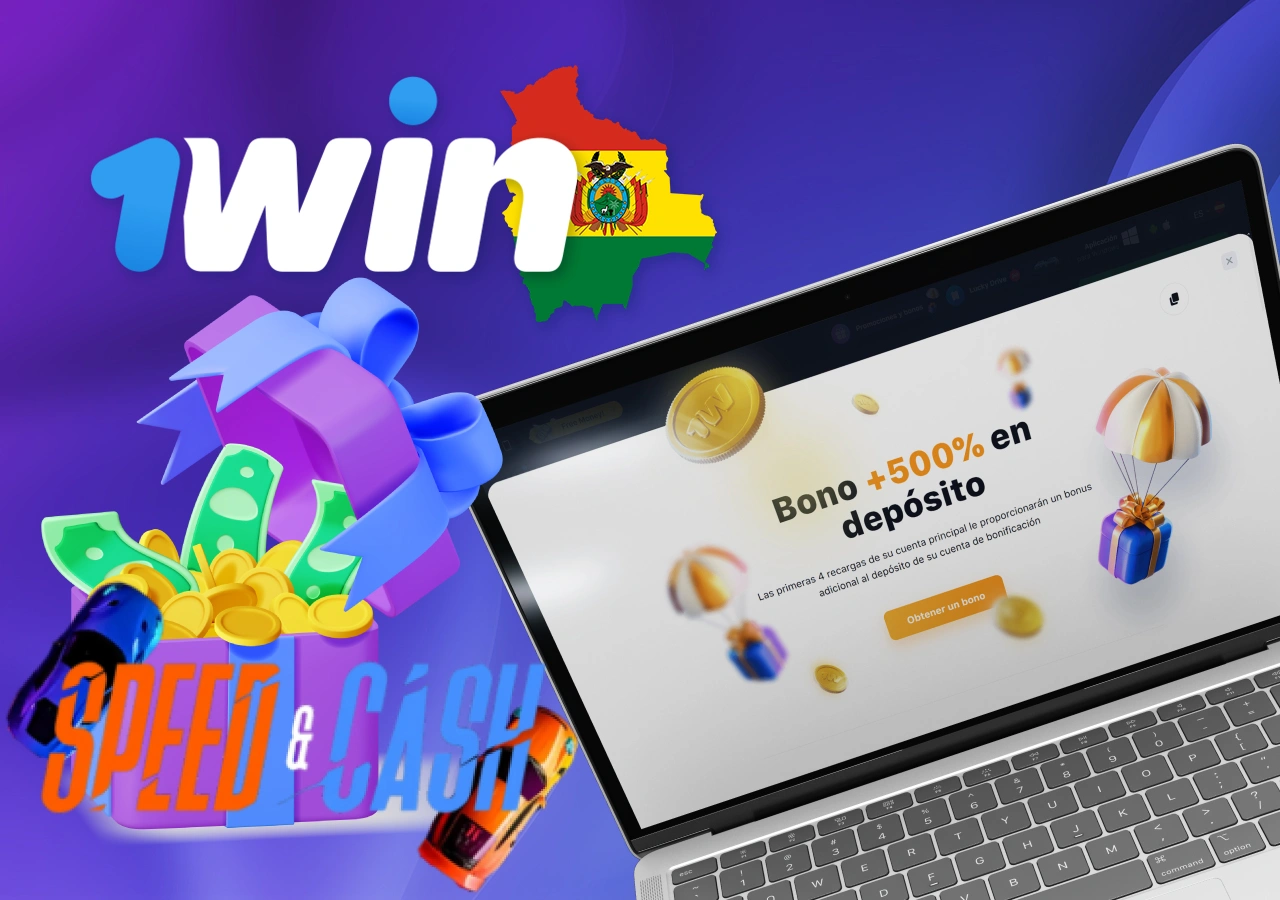 Bono por registrarte y hacer un depósito en tu cuenta de 1Win