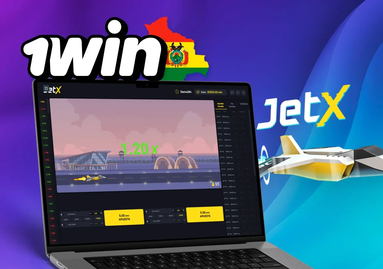 JetX en una casa de apuestas de casino en línea en Bolivia